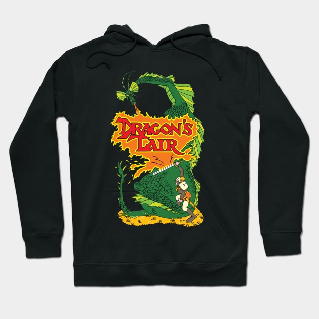 Dragon's Lair Video Game Hoodie by Chewbaccadoll